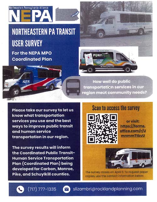 Northeastern PA Transit User Survey