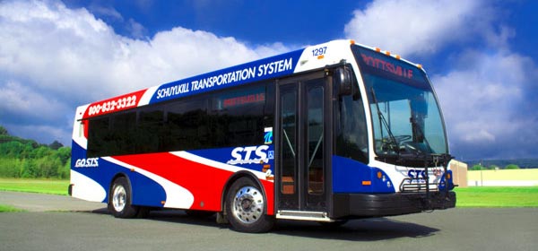 A Schuylkill Transportation System bus.