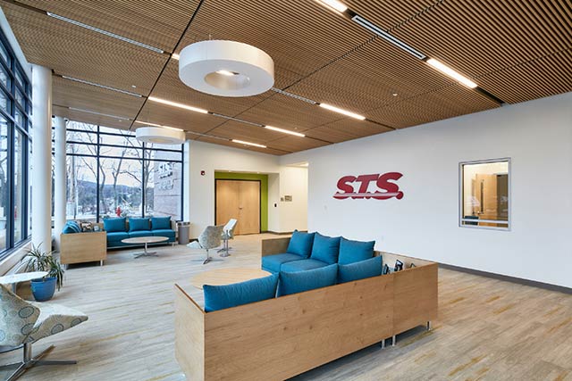 Inside the STS offices.